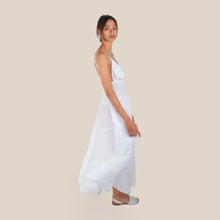 Carica l'immagine nel visualizzatore di Gallery, Philia Loft abito lungo balze spallini regolabile 100% cotone Art D02N1327
