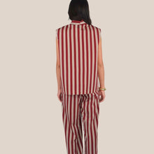 Carica l'immagine nel visualizzatore di Gallery, Dixie gilet over gessato 87% viscosa Art LAFV1SU
