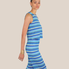 Carica l'immagine nel visualizzatore di Gallery, Vicolo maglia zig zag 50% cotone Art TAB2463
