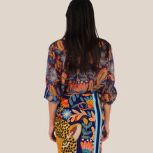 Carica l'immagine nel visualizzatore di Gallery, Haveone camicia over stampa tigra 85% lyocell Art CVS-Q514
