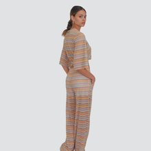 Carica l&#39;immagine nel visualizzatore di Gallery, Haveone pantalone ricamo optical Art PSO-N485
