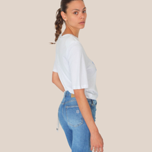 Carica l'immagine nel visualizzatore di Gallery, Susy Mix t-shirt stampa con spallini 100% cotone Art SH003877
