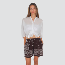 Carica l&#39;immagine nel visualizzatore di Gallery, Haveone short elastico vita con coulisse 100% viscosa Art PMA-N534
