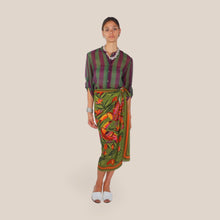 Carica l'immagine nel visualizzatore di Gallery, Haveone gonna lunga pareo stampa tucano 100% viscosa Art GVS-Q275
