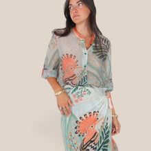 Carica l'immagine nel visualizzatore di Gallery, Haveone camicia over cocorito 85% lyocell Art CVS-Q513
