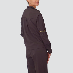 Haveone camicia con bracciali 33% viscosa Art CSO-P059