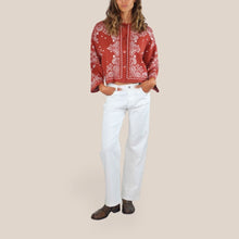 Carica l'immagine nel visualizzatore di Gallery, Haveone jeans Benny gamba dritta bull off white 97% cotone Art PGZ-Q285
