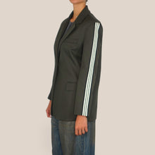 Carica l'immagine nel visualizzatore di Gallery, Dixie blazer foderato righe manica con spalline Art J845B057
