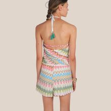 Carica l'immagine nel visualizzatore di Gallery, Tensione in shorts elastico vita filo lurex 48% cotone Art S26PJ67
