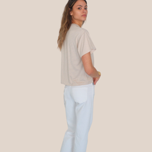 Carica l'immagine nel visualizzatore di Gallery, Haveone t-shirt scatoletta rigata 95% viscosa Art MJS-Q106

