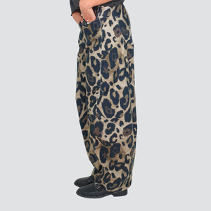 Haveone pantalone balloon con cintura 97% cotone Art PFW-P166