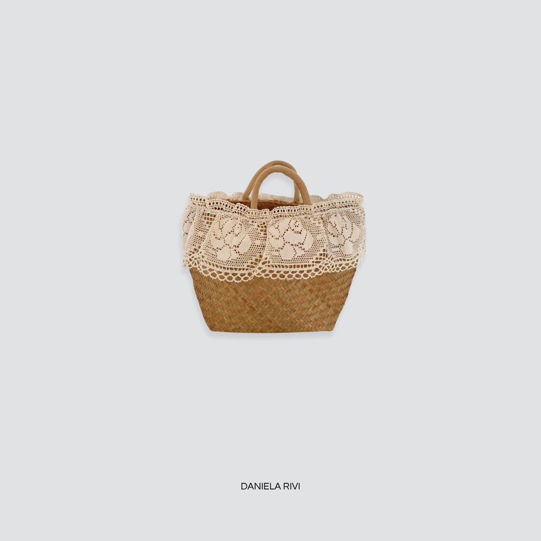Susy mix borsa pizzo macramè 519B