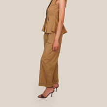 Carica l'immagine nel visualizzatore di Gallery, Tensione in pantalone palazzo elastico vita 100% cotone Art 26P4936 ( camicia Art 26C4938 )
