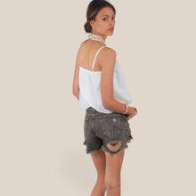 Carica l'immagine nel visualizzatore di Gallery, Haveone top mussola con colletto pizzo e collana 100% cotone Art RNO-Q065
