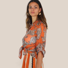 Carica l'immagine nel visualizzatore di Gallery, Haveone camicia over stampa zebra 85% lyocell Art CVS-Q466
