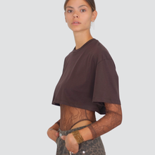Carica l&#39;immagine nel visualizzatore di Gallery, Haveone t-shirt crop body 100% cotone Art TMA-P019
