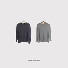 Carica l'immagine nel visualizzatore di Gallery, Vicolo maglia over spacchi 55% lana 45% cashmere Art 2AC2012
