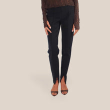 Carica l'immagine nel visualizzatore di Gallery, Vicolo pantalone sigaretta spacchetto anteriore zip laterale Art TAC1821
