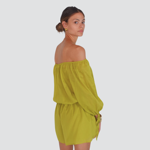 Vicolo jumpsuit corta con nappine 100% cotone Art TD2999