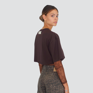 Haveone t-shirt crop body 100% cotone Art TMA-P019