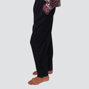 Dixie pantalone pinces bottone di chiusura fondo 33% viscosa Art PDP9KHZ