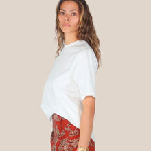 Carica l'immagine nel visualizzatore di Gallery, Haveone t-shirt over stampa schiena 100% cotone Art TDY-Q225
