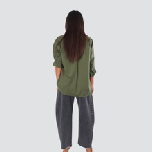 Carica l&#39;immagine nel visualizzatore di Gallery, Tensione jeans balloon fondo sfrangiato 100% cotone Art W25P397
