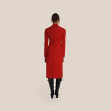 Carica l'immagine nel visualizzatore di Gallery, Vicolo longuette spacco con inserto zip retro Art TAC1596 ( blazer Art TAC1593 )
