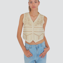 Carica l&#39;immagine nel visualizzatore di Gallery, Haveone gilet ricamato Art LSS-N025

