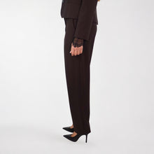 Carica l'immagine nel visualizzatore di Gallery, Tensione in pantalone  punto milano con cintura elastico vita 58% viscosa Art 27P6282 ( blazer 27B6770 )
