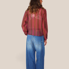 Carica l'immagine nel visualizzatore di Gallery, Haveone camicia over rigata 85% lyocell Art CVS-R065
