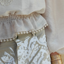 Carica l'immagine nel visualizzatore di Gallery, Philia Loft camicia con pizzo elastico punto vita 72% lyocell Art D02E1048
