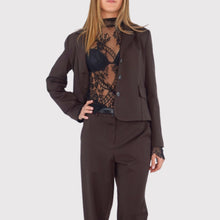 Carica l'immagine nel visualizzatore di Gallery, Tensione in blazer punto milano 58% viscosa Art 27B6770 ( pantalone art 27P6282 )

