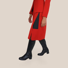 Carica l'immagine nel visualizzatore di Gallery, Vicolo longuette spacco con inserto zip retro Art TAC1596 ( blazer Art TAC1593 )
