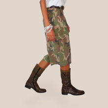 Carica l'immagine nel visualizzatore di Gallery, Vicolo bermuda militare con cintura 97% cotone Art TAC1133
