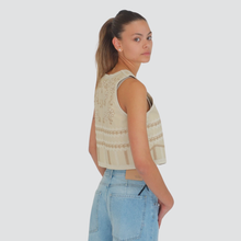 Carica l&#39;immagine nel visualizzatore di Gallery, Haveone gilet ricamato Art LSS-N025
