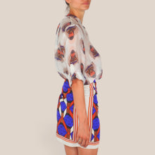 Carica l'immagine nel visualizzatore di Gallery, Haveone camicia over stampa scimmia 85% lyocell Art CVS-Q487
