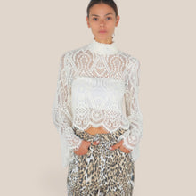 Carica l'immagine nel visualizzatore di Gallery, Tensione in maglia pizzo 36% cotone 26% viscosa Art W26MA16
