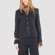 Carica l'immagine nel visualizzatore di Gallery, Tensione in blazer punto milano 58% viscosa Art 27B6770 ( pantalone Art 27P6771 )
