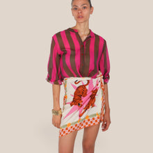 Carica l'immagine nel visualizzatore di Gallery, Haveone camicia over rigata 85% lyocell Art CVS-Q422
