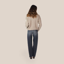 Carica l'immagine nel visualizzatore di Gallery, Maryley maglia collo cratere rombi 40% lana 30% viscosa 5% cashmere Art 26IB846
