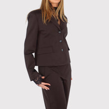 Carica l'immagine nel visualizzatore di Gallery, Tensione in blazer punto milano 58% viscosa Art 27B6770 ( pantalone art 27P6282 )
