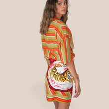 Carica l'immagine nel visualizzatore di Gallery, Tensione in camicia over rigata mussola 100% cotone Art PE260471
