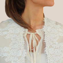 Carica l'immagine nel visualizzatore di Gallery, Philia Loft gilet over con pizzo 100% cotone Art V02A1014
