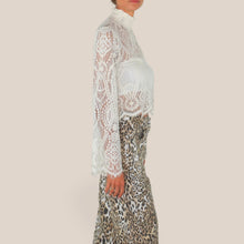 Carica l'immagine nel visualizzatore di Gallery, Tensione in maglia pizzo 36% cotone 26% viscosa Art W26MA16
