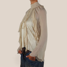 Carica l'immagine nel visualizzatore di Gallery, Dixie blusa fiocco retro 100% viscosa Art C782B011A
