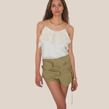 Carica l'immagine nel visualizzatore di Gallery, Haveone top pizzo con balza sul seno 60% cotone Art RMA-Q123
