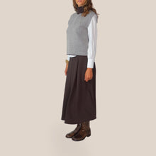 Carica l'immagine nel visualizzatore di Gallery, Maryley gonna pinces con cintura zip retro Art 26IB717
