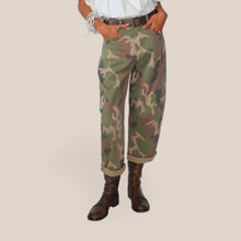 Carica l'immagine nel visualizzatore di Gallery, Vicolo pantalone militare balloo con cintura 97% cotone Art TAC1134
