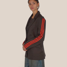 Carica l'immagine nel visualizzatore di Gallery, Dixie blazer foderato righe manica con spalline Art J845B0058
